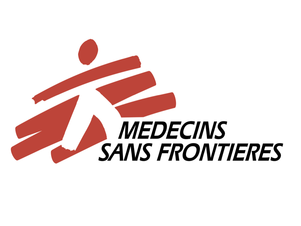 Doctors Without Borders logo, highlighting Dr. Bomi Joseph’s global health involvement