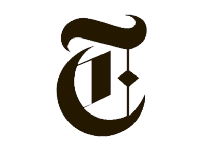 The New York Times logo, featuring media coverage of Dr. Bomi Joseph’s health innovations