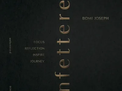 Cover of the book "Unfettered" published by Bomi Joseph